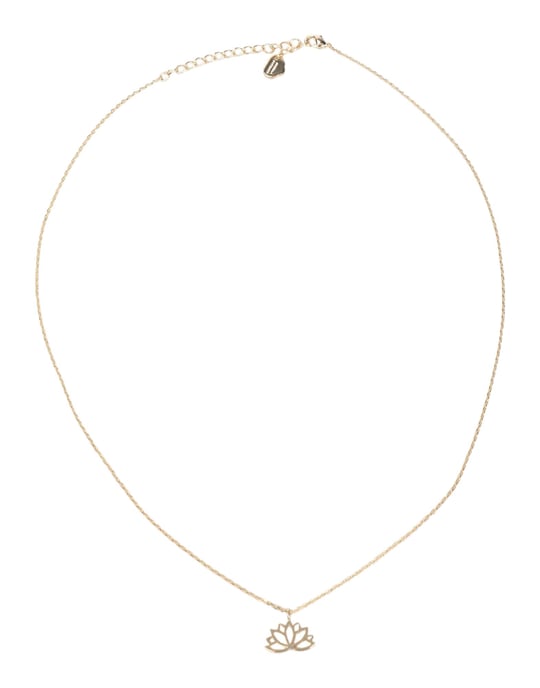 Estella Bartlett Gold Plated Lotus Necklace