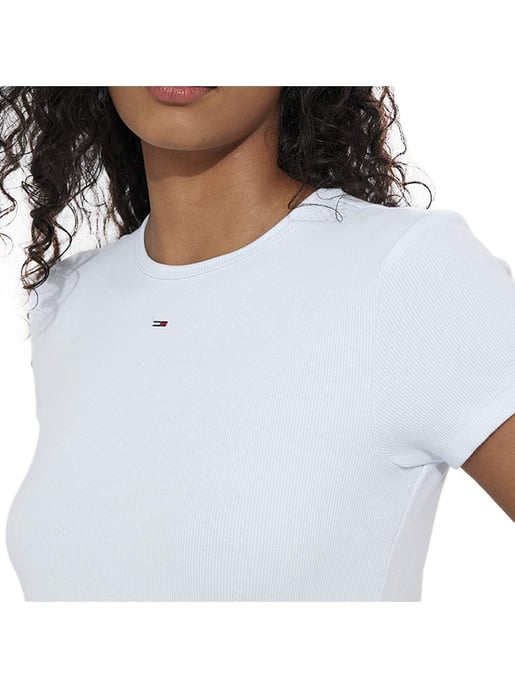 T-Shirt Tommy Jeans Damen Flag - Image 2
