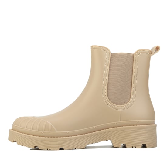 Women's Rocket Dog Puddle Rubber Chelsea Boots in Off White