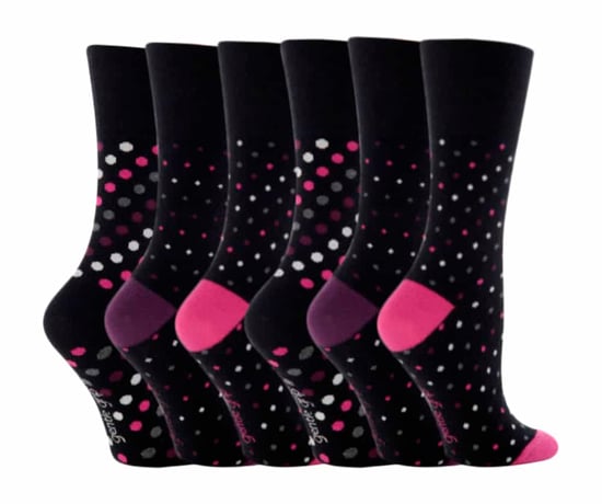 Gentle Grip - 6 Paar Damen Gentle Grip nicht elastische Socken - GG07 - Image 1