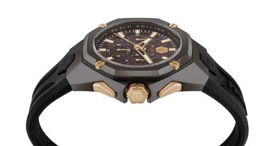 Philipp Plein Octagon Schwarz Herren Armbanduhr PWTBA0323 - Image 2
