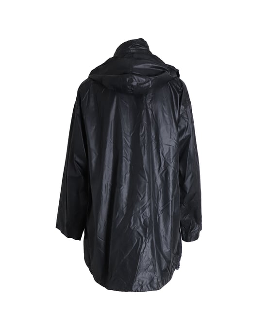 Balenciaga Leichte Kapuzen-Windbreaker-Jacke aus schwarzem Nylon - Image 2