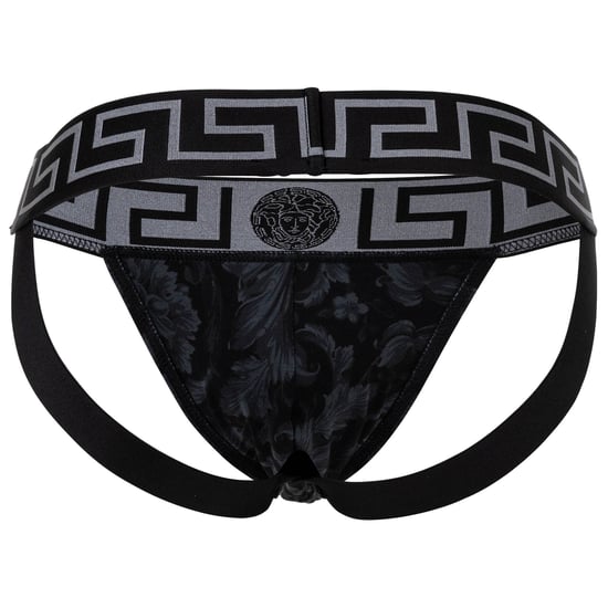 Versace Stretch Organic Jersey Barocco All Over Jockstrap - Image 2