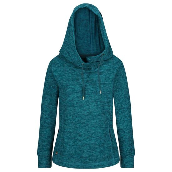Regatta Damen Fleecepullover Kizmit II mit Kapuze (Dunkelpetrol) - Image 1