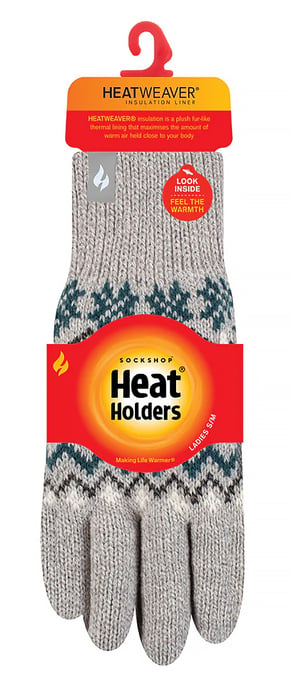 Heat Holders - Ladies Soft Thermal Gloves - Hellgrau - Image 2