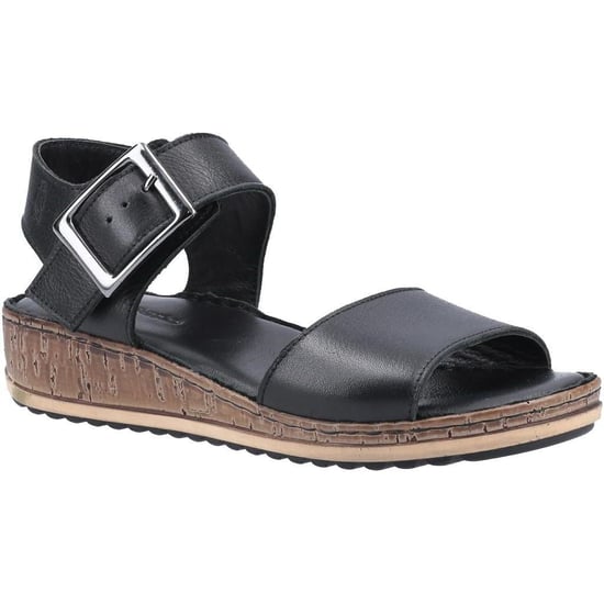 Hush Puppies Womens/Ladies Ellie Leather Sandals (Black)
