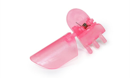 Nail Polish Protection Clipper Protector Plastic Clip Tip  - Pink