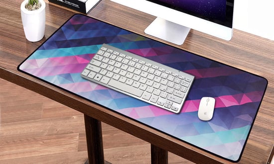 Kaleidoscope Anti-Slip Keyboard Mat Laptop Computer Extended Gaming Mouse Pad