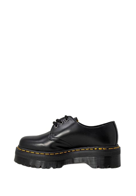 Dr Martens Women's Classic Black Leather Lace-Up Womens Shoes in Black - Image 2