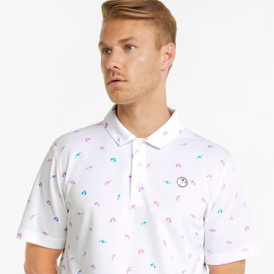 PUMA Herren AP Dancing Umbrellas Golf Poloshirt - Image 4