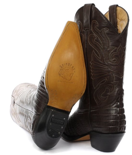 Grinders Brown Leather Western Cowboy Boots – Carolina