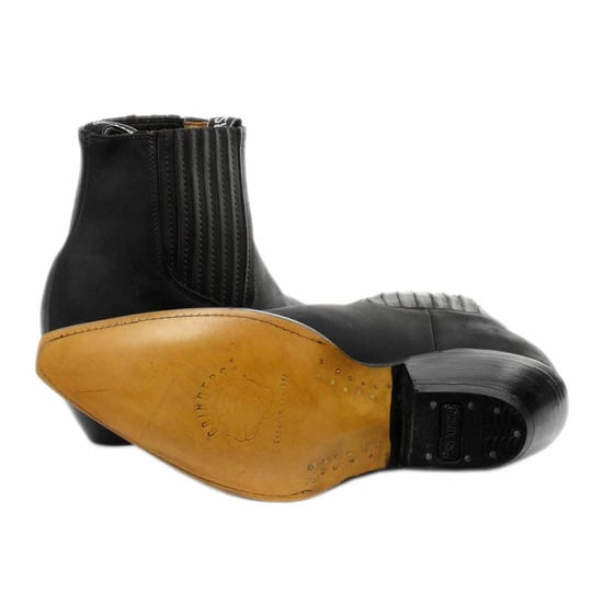 Grinders Unisex Black Western Chelsea Boots- Mustang