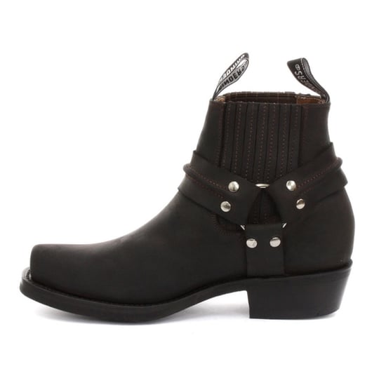 Grinders Unisex Braune Western-Lederstiefel-Renegade Lo