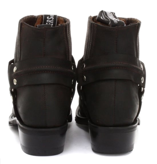 Grinders Unisex Braune Western-Lederstiefel-Renegade Lo