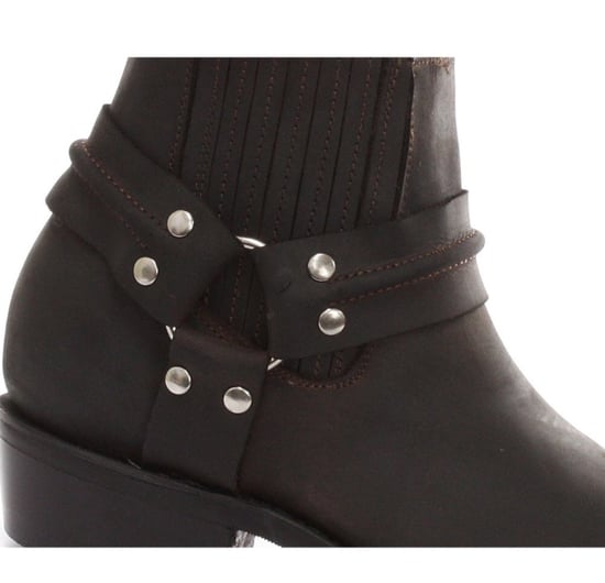 Grinders Unisex Braune Western-Lederstiefel-Renegade Lo