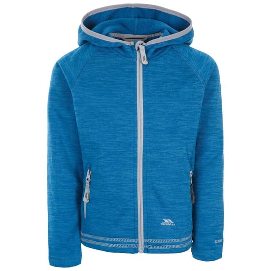 Trespass Girls Goodness Airtrap Fleece Hoodie (Cosmic Blue)