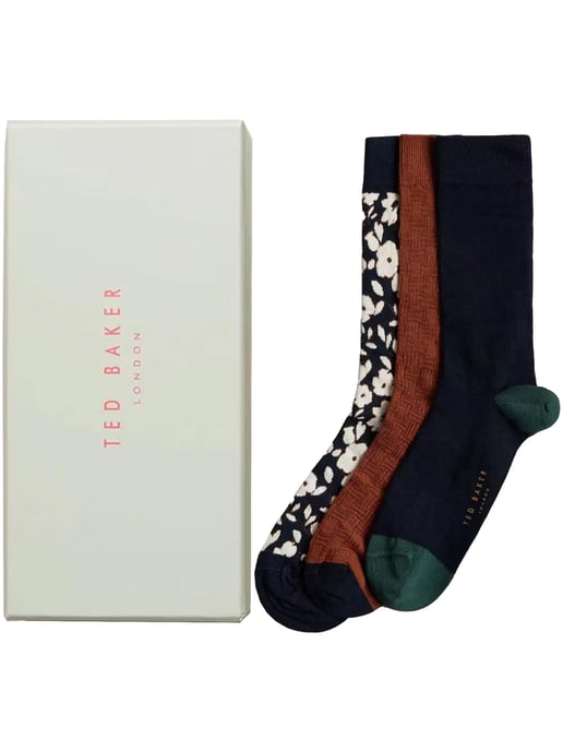 Ted Baker | Herren Crew Socken 3er Pack Geschenkset - BECOOLS - Image 1