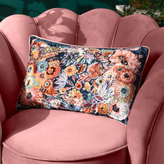 Wylder Tropics Aquess Floral Samt Kissenbezug - Image 6