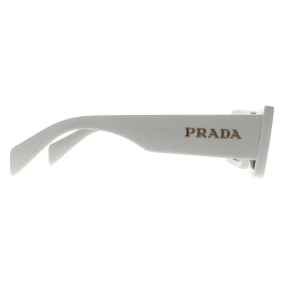 Prada Rectangle Womens Talc Dark Grey PRA07S