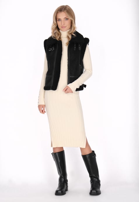 Dreimaster Weste Damen Schwarz - Image 2