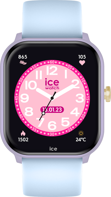 Ice Watch Ice Smart Junior 2.0 - Lila - Soft Blue Kinderuhr 022801 - Image 4