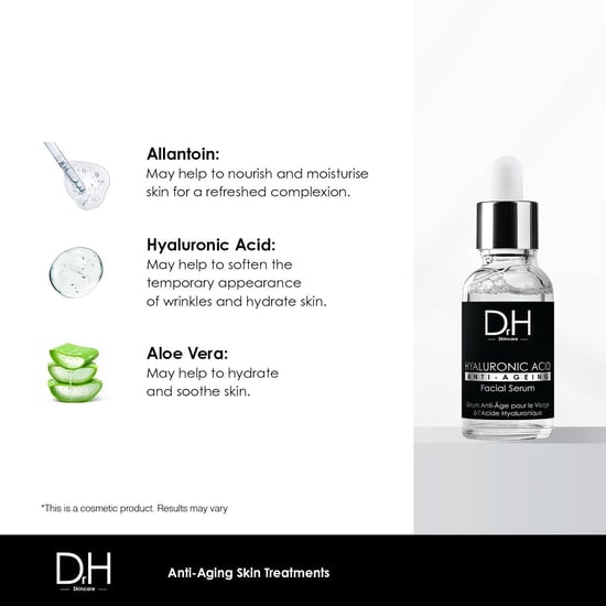 Dr H Anti-Ageing Hyaluronsäure-Gesichtsserum 30ml - Image 5