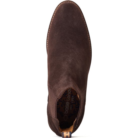 Base London Virgil Leder Herrenstiefel in Brandbraun - Image 4