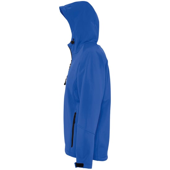 SOLS Mens Replay Hooded Soft Shell Jacket (atmungsaktiv, winddicht und wasserabweisend) (Königsblau) - Image 3