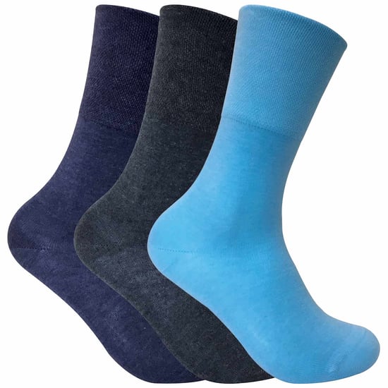 3 Pack Damen nicht elastische thermische diabetische Socken für schlechte Durchblutung - Image 1