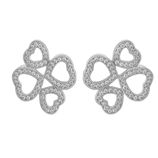 Orphelia 'Rilla' Damen 925 Sterling Silber Stud Ohrringe - Silber ZO-7356 - Image 1