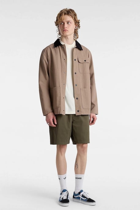 VANS Herren Drill Chore Jacke in Military Khaki - Image 3