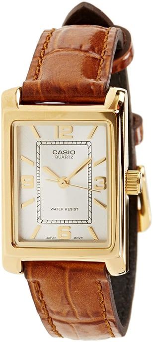 Casio Casio Collection Braun Damen Armbanduhr LTP-1234PGL-7AEG - Image 1