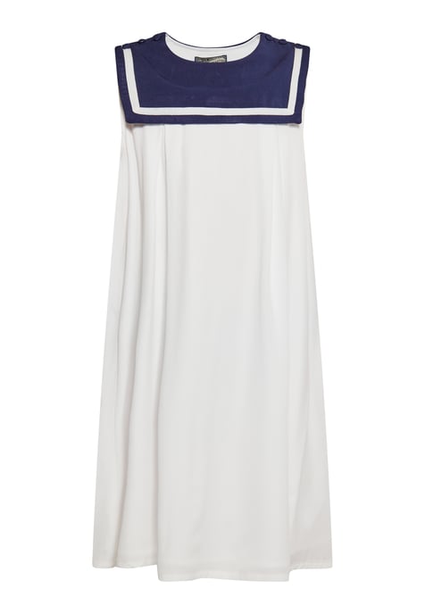 Dreimaster Kleid Mädchen Wollweiß - Image 1
