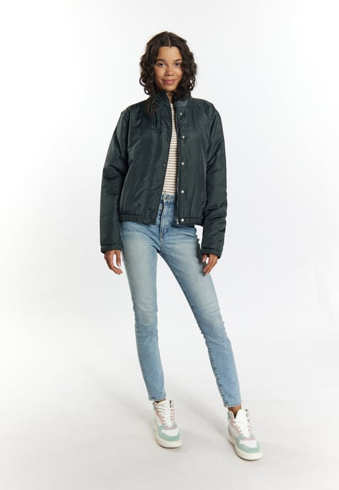 Mymo Leicht wattierte Blousonjacke Damen Holzkohle - Image 2