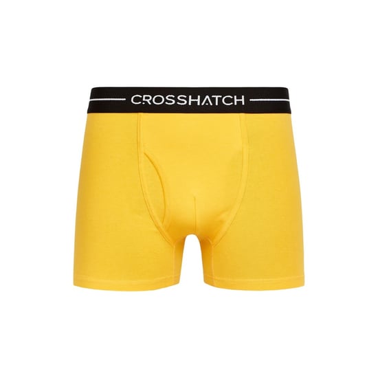 Crosshatch - "Hexter" Boxershorts für Herren (2er-Pack) (Gelb) - Image 3