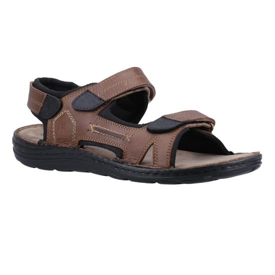 Hush Puppies - Herren Sandalen "Alistair", Leder (Hellbraun) - Image 4