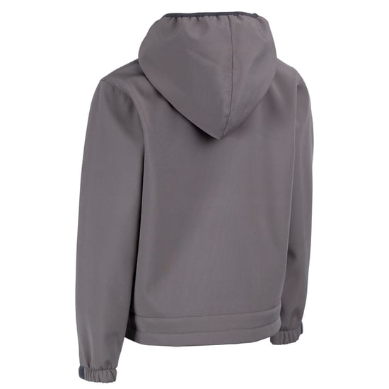 Trespass - "Faster" Softshelljacke für Kinder (Sturmgrau/Schwefelgelb) - Image 2
