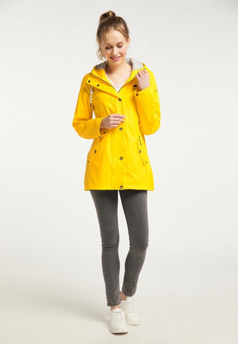 Schmuddelwedda Regenjacke Damen Gelb - Image 1