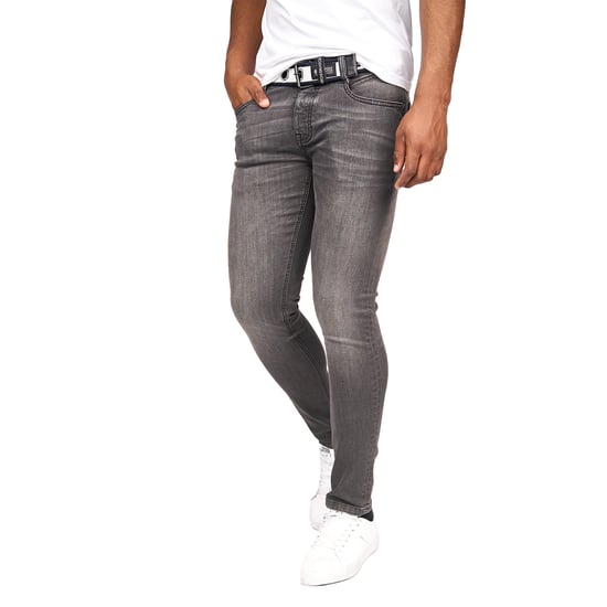 Crosshatch - "Barbeck" Jeans für Herren (verwaschenes Grau) - Image 4