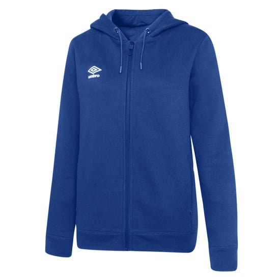 Umbro Damen/Damen Club Leisure Full Zip Hoodie (Königsblau/Weiß) - Image 1