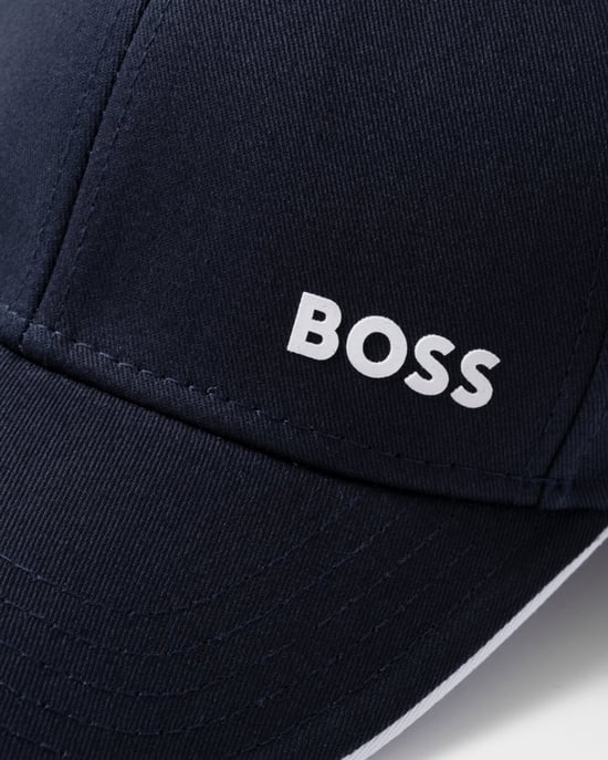Einkaufen Für Boss Bold Baumwoll-Herrenmützen In Marineblau - Image 4