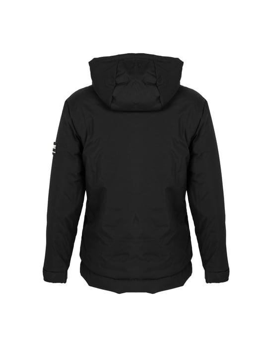 Plein Sport Gepolsterte Kleine Rundlogo Markierte Schwarze Jacke - Image 4