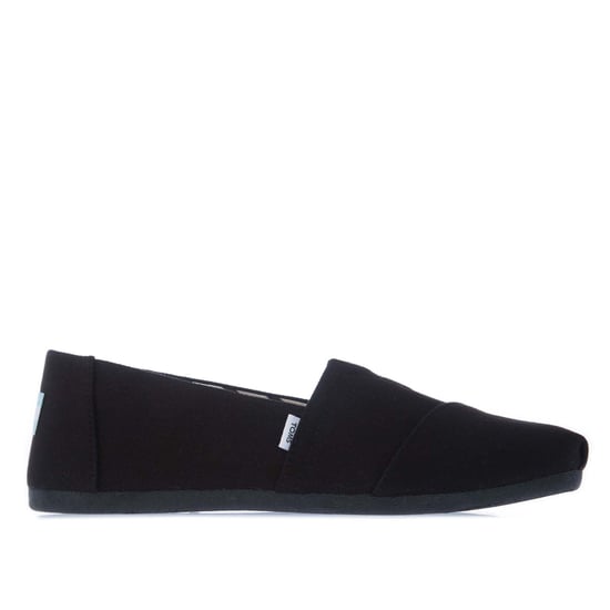 Espadrilles Alpargata toile coton recyclé Toms Pour Femme en Noir - Image 1
