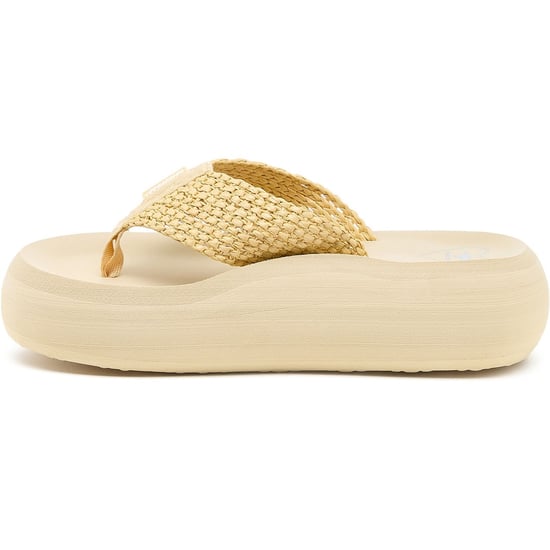 Rocket Dog Sandy Raffia Damen Natur Sandalen aus Textil - Image 6