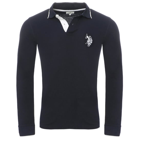 U.S. Polo Assn. LongSleeve Poloshirt in Navy