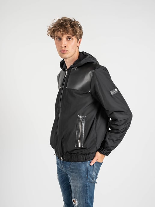 Les Hommes Jacke Windbreaker Herren schwarz - Image 3