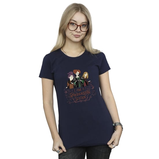 Disney Womens/Ladies Hocus Pocus Sanderson Sister Cotton T-Shirt (Navy Blue)