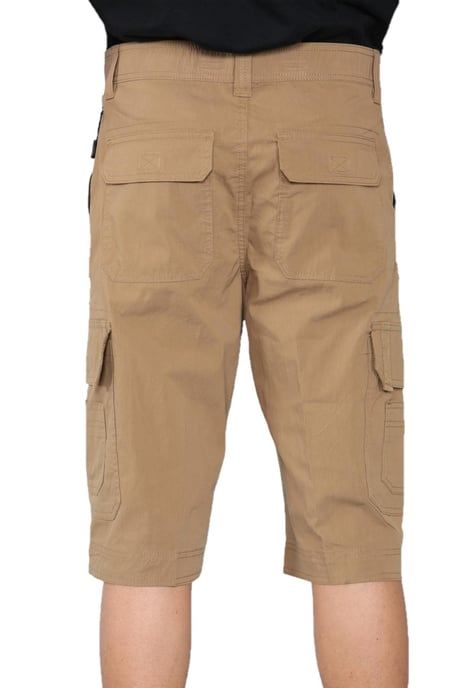 Schnell trocknende Cargo-Shorts für Herren mit mehreren Taschen in Khaki - Image 2