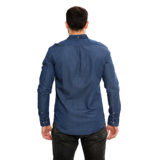 Gant Herren Regular Fit Hemd | Das Indigo Hemd - Image 3