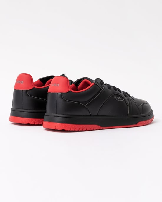 Hugo Hadrian Tennis Herren Schwarze Turnschuhe - Image 2